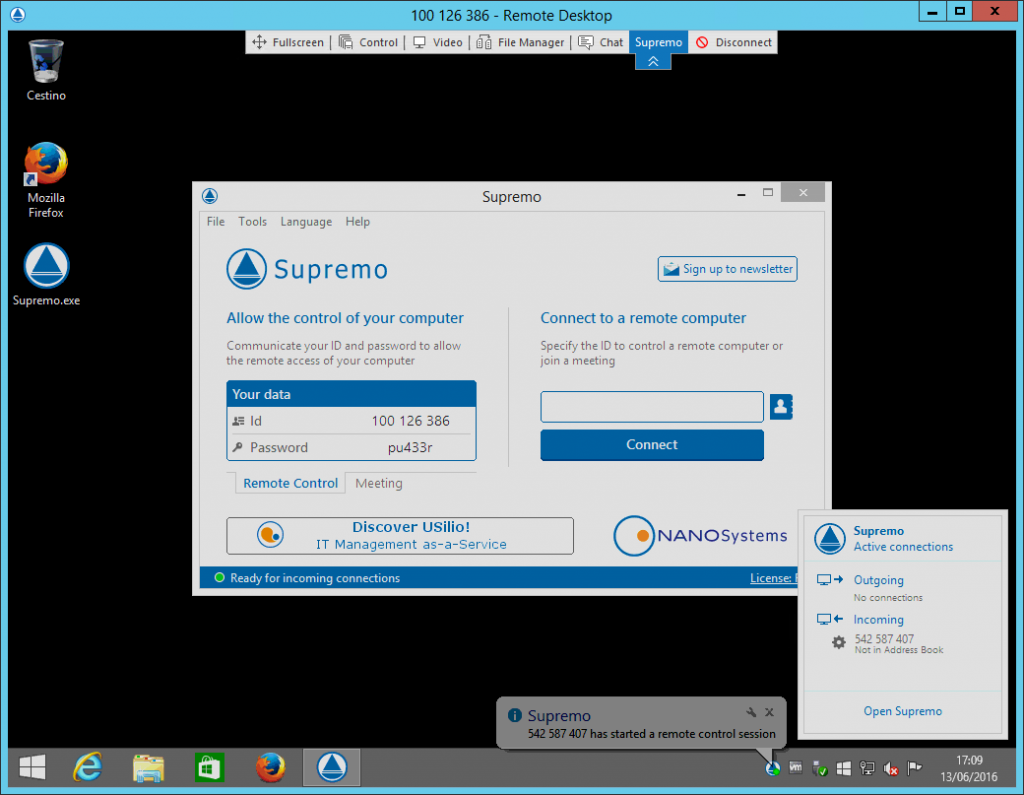 supremo remote desktop assistant