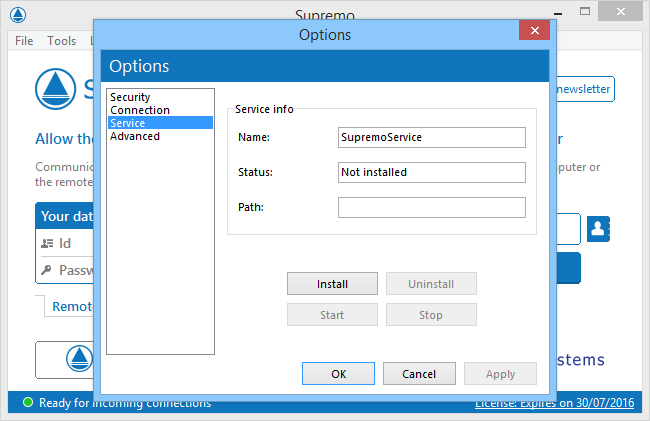 قابلیت های supremo remote desktop